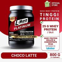 Gambar L-MEN PLATINUM CHOCO LATTE 800G (25G PROTEIN / SERVING) - SUPLEMEN TINGGI WHEY PROTEIN RENDAH LEMAK BERKUALITAS dari ErlansyahStore undefined 5 Tokopedia