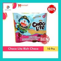Gambar Dav`^ Choco Lito Original / Rich Choco 1 Pak 10 Pcs Mini Cookies Chocolito Chocolate Coklat - ORIGINAL dari Davina_Syafa undefined 1 Tokopedia
