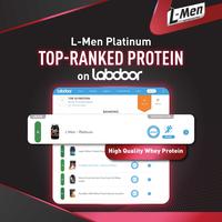 Gambar L-MEN PLATINUM CHOCO LATTE BOX - 6 SACHET (25G PROTEIN / SERVING) - SUPLEMEN TINGGI WHEY PROTEIN RENDAH LEMAK BERKUALITAS dari ErlansyahStore undefined 1 Tokopedia