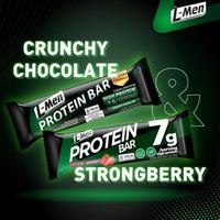Gambar TWIN PACK : L-MEN PROTEIN BAR STRONGBERRY 12 SCH - 7G WHEY PROTEIN - BAR RENDAH LEMAK RASA STRAWBERRY BERKUALITAS dari ErlansyahStore undefined 1 Tokopedia