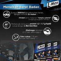 Gambar Terbaru Twin Pack - L-Men Gain Mass Taro 500G - Suplemen Penambah Massa Otot Tinggi Whey Protein Ready dari Muryama Hanosta undefined 3 Tokopedia