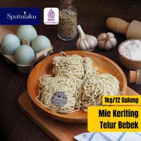 Gambar Mie mentah Keriting Spesial Telur Bebek - Untuk mie ayam/bakmi/yamin dari Spatulaku Bekasi undefined 1 Tokopedia