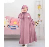 Gambar Setelan Baju Muslim Setelan Gamis Anak Model Sakura Untuk Anak Perempuan Umur 1 - 10 Tahun - Sakura Sage, 1-2 Tahun dari Inatsa Shop_NEW undefined 4 Tokopedia