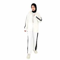 Gambar Baju Setelan Hoodie Oversize Olahraga Muslim Wanita Fit BB 48-95kg Lezahrasignature Set Sporty Basic Prilly - hitam x putih, M dari LEZAHRASIGNATURE undefined 4 Tokopedia