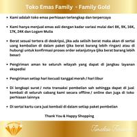 Gambar Cincin Emas Kadar 8K Model Lestari Wide Ukir Family Gold - 1.08gr R15 dari Toko Emas Family undefined 4 Tokopedia