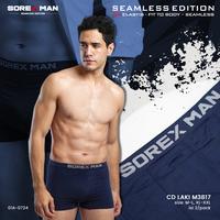 Gambar (2 PCS) Sorex Man Boxer Pria Seamless Trunk Celana Dalam Cowo CD LK M3817 - M-L dari Sorex Online Store undefined 3 Tokopedia