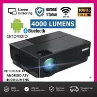 Gambar PROJECTOR CHEERLUX CL770 ANDROID 9.0 TV TUNER 1080P FULL HD 4000 LUMEN dari Hidup100Tahun undefined 1 Tokopedia