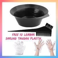 Gambar [FREE Sarung Tangan] Mangkuk Cat Rambut + Sisir Semir / Wadah Mangkok Tempat Mewarnai Rambut Bonding Smoothing Free 10 Pcs Sarung Tangan dari Miczson undefined 1 Tokopedia