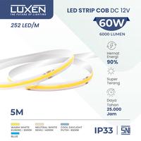 Gambar Luxen LED Strip COB Cahaya Putih, Kuning, dan Neutral White - 5 Meter 12 Volt - Putih dari Luxen Indonesia_NEW undefined 1 Tokopedia