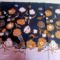 Gambar kain batik tulis asli full khas trusmi cirebon bahan katun motif bunga dari Batik Elliza undefined 4 Tokopedia