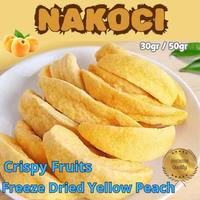 Gambar LAGI VIRAL !! NAKOCI Freeze Dried Fruit Peach Slice/ Buah Persik / Yellow Peach Dried Premium 30gr 50gr - 30 GR dari Cemilankita81 undefined 4 Tokopedia