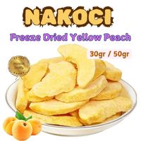 Gambar LAGI VIRAL !! NAKOCI Freeze Dried Fruit Peach Slice/ Buah Persik / Yellow Peach Dried Premium 30gr 50gr - 30 GR dari Cemilankita81 undefined 3 Tokopedia