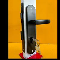 Gambar GAGANG PINTU / LEVER HDL MATTBLACK HAMPTON FULL SET ( OVAL ) dari PT.SRI INDAH LESTARI undefined 3 Tokopedia