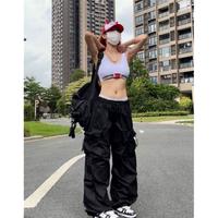 Gambar Loose Cargo Parasut Pria Wanita Celana Cargo Pants Wanita Highwaist Korean Style Jumbo Celana Kargo Wanita Casual Big Size - Abu Muda, M dari UNGSIRA STORE undefined 4 Tokopedia