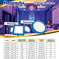 Gambar Hannochs Downlight LED Decorative Aurora - Lampu Plafon Dekorasi Aurora - Lampu Plafon Tanam Aurora - 3w 6w 12w 20w - Variant - Variasi - 3w IBR  CDL/B dari Electric's Store undefined 1 Tokopedia