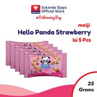 Gambar Meiji Hello Panda Biskuit Strawberry Snack Ringan 25 Gr [5 PCS] dari Sukanda Djaya undefined 1 Tokopedia