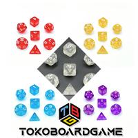 Gambar Sparkling Dice Set 7 Pieces - Dadu Translucent Sparkling dari TokoBoardGame undefined 1 Tokopedia