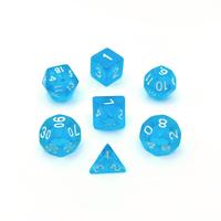 Gambar Sparkling Dice Set 7 Pieces - Dadu Translucent Sparkling dari TokoBoardGame undefined 5 Tokopedia