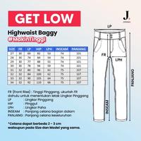 Gambar Celana Jeans Panjang Wanita Jiniso Highwaist Baggy Jeans 510 Get Low New Original - 32 dari Queen Jack Shop undefined 4 Tokopedia