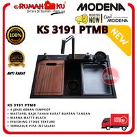 Gambar Kitchen Sink Multifungsi MODENA KS 3191 PTMB Dengan Keran dari RUMAHKU OFFICIAL undefined 1 Tokopedia