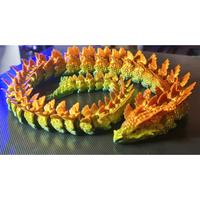 Gambar Aquatic Dragon Mainan Naga Artikulasi bisa digerakkan Mainan Edukasi Anak - Merah dari WAKANDASTORE undefined 5 Tokopedia