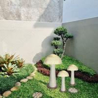 Gambar Lampu Hias Stand Jamur Texture putih tinggi 40 cm - 80 cm dari Rajalistrik57 undefined 1 Tokopedia
