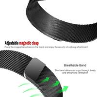 Gambar Strap Apple Watch Stainless Steel Milanese Loop S9 49mm Band 41mm 45mm 42mm 38mm 40mm 44mm iWatch Series 7 5 4 3 2 1 6 SE - black , 38/40/41 dari Mitracasepku undefined 5 Tokopedia