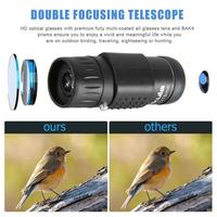 Gambar TERBAIK 【100% original】HW Teropong Mini Monocular Teleskop HD Night Vision ropong jarak jauh siang malam Waterproof Portable Focus Telescope Zoomable 10X Scope for Travel Hunting MDY - Teleskop Mini dari CV DEVANKA undefined 2 Tokopedia