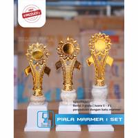Gambar Piala / Trophy / Piala marmer satu set 1 2 3 murah mewah bagus - HITAM dari Sumber Piala undefined 1 Tokopedia