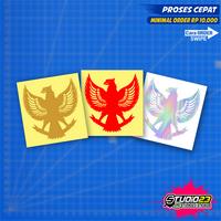 Gambar Stiker Cutting Garuda Logo Hologram - Abu-abu, 10x10 cm dari Studio23 Sticker undefined 1 Tokopedia