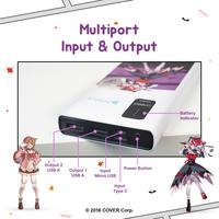 Gambar UNEED x Hololive - Powerbank Manabox 10.000 mAh Fast Charging - Risu - Black, PB Only dari Uneed Indonesia undefined 5 Tokopedia