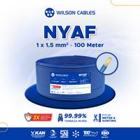 Gambar NYAF 1.5 mm2 100 Meter - Kabel Tembaga Serabut Wilson Cables - Hitam dari Wilson Cables undefined 1 Tokopedia