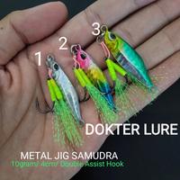 Gambar METAL JIG SAMUDRA 10gram 4cm Lure Umpan Jigging - Silver dari DOKTER LURE undefined 1 Tokopedia