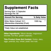 Gambar Mulittea Bitter Melon 1500 mg Extract Blood Sugar 120 Capsules dari Official Glucoactive undefined 4 Tokopedia