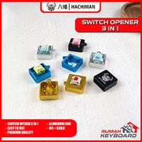 Gambar SWITCH OPENER - 3 IN 1 - MX & BOX - ALUM SWITCH OPENER - HACHIMAN - SILVER dari Rumah-Keyboard undefined 5 Tokopedia