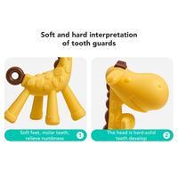 Gambar SAKUMINI SILICONE TEETHER GIRAFFE MAINAN GIGITAN BAYI dari Asia Mandiri Mart undefined 3 Tokopedia