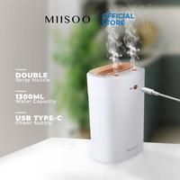 Gambar Termurah Miisoo Humidifier Udara Nano Spray Technology Diffuser 1,3 Liter Aroma Therapi Diffuser Essential Oil - White dari Firass Shhop undefined 4 Tokopedia