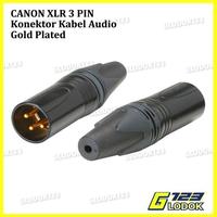 Gambar Jack Canon Canare XLR Plug Male Female Konektor Mic 3 Pin Jek Jak Jeck - TC-043 Male dari saharapernik undefined 3 Tokopedia