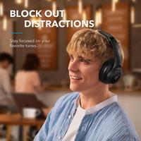 Gambar Anker Soundcore Q20i / Q20 i Bluetooth Headphones with Mic Hi-Res Hybrid ANC Headset with Noise Cancelling Wireless Headphone Over-the-Ear Headphones - Black dari TokoTeknoPro undefined 3 Tokopedia