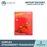 Gambar Kondom Simplex Strawberry Fragrance - Isi 3 dari Apotekmandjurofficial undefined 1 Tokopedia