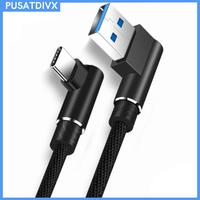 Gambar KABEL CHARGER USB TYPE C L SHAPE CABLE 2.1A 3 METER FOR SMARTPHONE dari pusatdivxshop undefined 1 Tokopedia