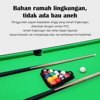 Gambar Mini Pool Table Lipat kaki / Meja Billiard Mini / Billiard Table Bonus - 1.4 lipat dari TokoGrosir Nusantara undefined 2 Tokopedia