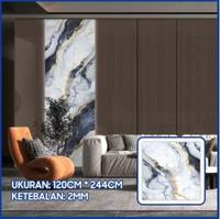Gambar Wallpaper motif 3D marmer gold dinding marble 1 roll 1,2 x 2,44m foam pvc vinyl  A52 - A52-1 dari Wijaya Makmur Interior undefined 1 Tokopedia