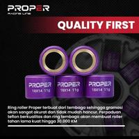 Gambar Roller Nmax Aerox Lexi Fazzio Grand Filano Mio Gear 125 Proper Racing Line 20 x 12 1 Set 3 Butir - 9 Gram dari SparepartQU undefined 3 Tokopedia