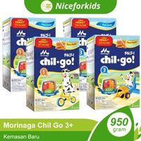 Gambar "READY" SUSU MORINAGA CHIL GO POWDER 1+ 3+ 1000GR SUSU PERTUMBUHAN ANAK - 3+ VANILA 950GR dari daefara undefined 1 Tokopedia