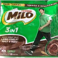 Gambar "READY" MILO MALAYSIA 3 IN 1 SACHET ISI 18+3 STICK - 18 sachet dari daefara undefined 5 Tokopedia