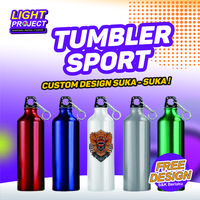 Gambar Tumbler Sport / Botol Sport Custom Print UV 500 ml - Merah, 101-dst dari Light Project Bali undefined 1 Tokopedia