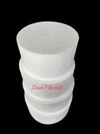 Gambar DUMMY CAKE TINGGI 10CM BULAT DIAMETER 18CM 20CM 22CM 24CM STYROFOAM - 18CM dari IvanPlastik undefined 5 Tokopedia