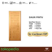 Gambar Pintu Kayu Jati Lokal SJ Napoleon 02 80x210 cm - Desain Megah & Kualitas Premium! - 80x210x3 cm, Kelas A dari Safira Jati undefined 5 Tokopedia