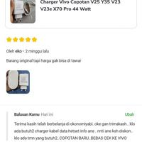 Gambar Charger Vivo V40 V40 Lite V40 Pro Original Copotan 80WAT dari Okonomiyabii undefined 3 Tokopedia
